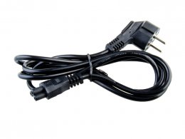 Nabíjecí kabel AVACOM L-E pro notebookové zdroje trojpinové (trojlístek) dlouhý 1,8m  (L-E)