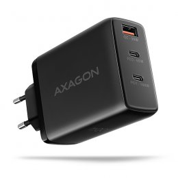AXAGON ACU-DPQ100, GaN nabíječka do sítě 100W, 3x port (USB-A + dual USB-C), PD3.0/ PPS/ QC4+/ Apple  (ACU-DPQ100)