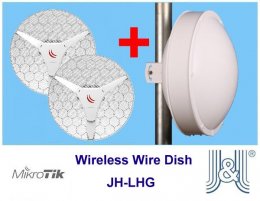 MikroTik KitLHGRad Wireless Wire Dish + Radomové zakrytování JH-LHG  (KitLHGRad)