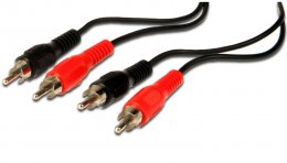 PremiumCord Kabel 2x CINCH-2x CINCH M/ M 10m  (kjackcmm2-10)