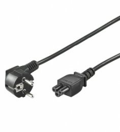 PremiumCord Kabel síťový 230V k notebooku 2m, trojlístek "Mickey Mouse"  (kpspt2)