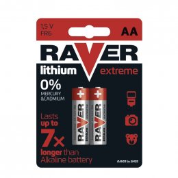 Lithiová baterie RAVER 2x AA  (1321212000)