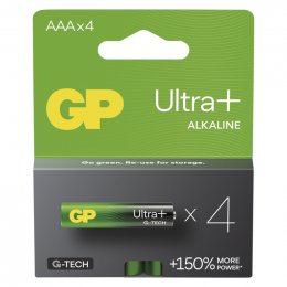 GP Alkalická baterie ULTRA PLUS AAA (LR03)- 4ks  (1013124000)