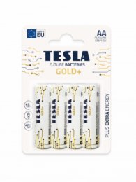 TESLA - baterie AA GOLD+, 4ks, LR06  (12060423)