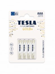 TESLA - baterie AAA GOLD+, 4ks, LR03  (12030423)