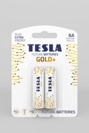 TESLA - baterie AA GOLD+, 2ks, LR06  (12060220)