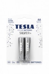 TESLA - baterie AA SILVER+, 2ks, LR06  (13060220)