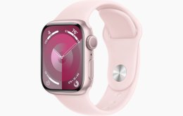 Apple Watch S9/ 45mm/ Pink/ Sport Band/ Light Pink/ -S/ M  (MR9G3QC/A)