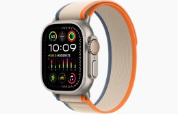 Apple Watch Ultra 2/ 49mm/ Titan/ Sport Band/ Orange-Beige Trail/ -S/ M  (MRF13CS/A)