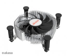 AKASA chladič CPU - hliníkový LGA1700 - itx  (AK-CC6601EP01)