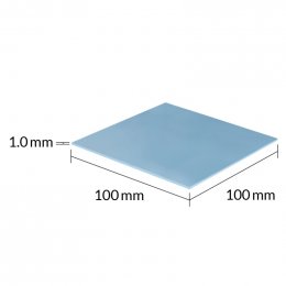 ARCTIC Thermal pad TP-3 100x100mm, 1,0mm (Premium)  (ACTPD00053A)