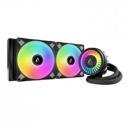 ARCTIC Liquid Freezer III - 280 A-RGB (Black) : All-in-One CPU Water Cooler with 280mm radiator and  (ACFRE00143A)