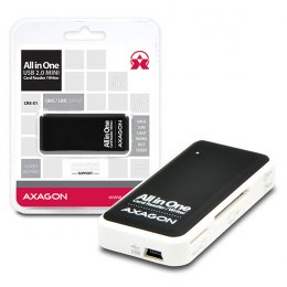 AXAGON CRE-X1, USB 2.0 externí MINI čtečka 5-slot ALL-IN-ONE  (CRE-X1)