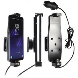 Brodit držák do auta na Samsung Galaxy S10/ S9/ S8 a jiné s pružinou, s nab. z cig. zapalovače/ USB  (PBR-521964)