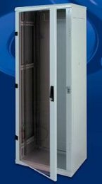 Stojanový rozvaděč 15U (š)600x(h)800, skleněné dveře  (RMA-15-A68-CAX-A1)