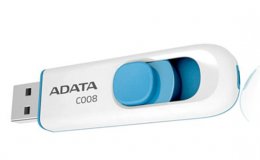 ADATA C008/ 16GB/ USB 2.0/ USB-A/ Modrá  (AC008-16G-RWE)