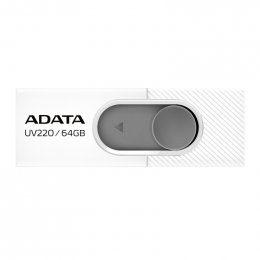 ADATA UV220/ 64GB/ USB 2.0/ USB-A/ Bílá  (AUV220-64G-RWHGY)