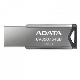 ADATA UV350/ 64GB/ USB 3.1/ USB-A/ Stříbrná  (AUV350-64G-RBK)