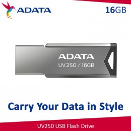 ADATA UV250/ 16GB/ USB 2.0/ USB-A/ Černá  (AUV250-16G-RBK)