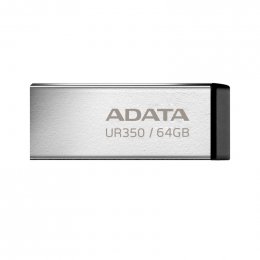 ADATA UR350/ 64GB/ USB 3.2/ USB-A/ Černá  (UR350-64G-RSR/BK)