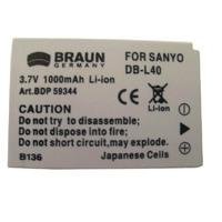 Braun akumulátor SANYO DB-L40, 1200mAh  (59344)