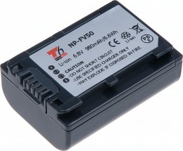 Baterie T6 Power Sony NP-FV50, NP-FV30, 1030mAh, 7Wh, šedá  (VCSO0053)