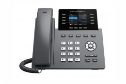 Grandstream GRP2624 SIP telefon, 2.8" TFT bar. displej, 4 SIP účty, 4 pr. tl., 2x10/ 100Mb, WiFi, BT  (GRP2624)
