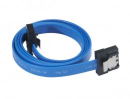 AKASA - Proslim 6Gb/ s SATA3 kabel - 50 cm - modrý  (AK-CBSA05-50BL)