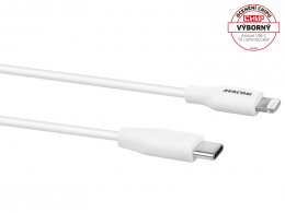 AVACOM MFIC-120W kabel USB-C - Lightning, MFi certifikace, 120cm, bílá  (DCUS-MFIC-120W)