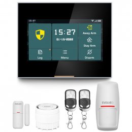 EVOLVEO Alarmex Pro, chytrý bezdrátový Wi-Fi/ GSM alarm  (ALM304PRO)