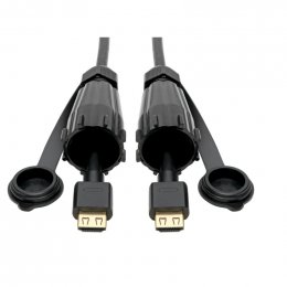 Tripplite Kabel HDMI vysokorychlostní + Ethernet, 4K, odolný IP68 (Samec/ Samec), černá, 1.83m  (P569-006-IND2)