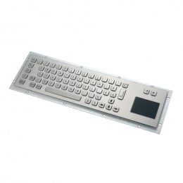 KB001T – Průmyslová nerezová klávesnice s touchpadem do zástavby, CZ, USB, IP65  (KB001T)