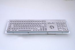 KB005K – Průmyslová nerezová klávesnice s trackballem do zástavby, CZ, USB, IP65  (KB005K)