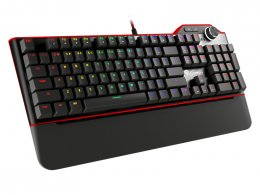 Genesis herní mechanická klávesnice RX85/ RGB/ Kailh Brown/ Drátová USB/ US layout/ Černá-červená  (NKG-0959)
