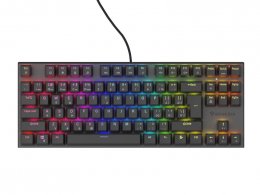 Genesis tichá herní klávesnice THOR 303/ TKL/ RGB/ Outemu Peach/ Drátová USB/ CZ-SK layout/ Černá  (NKG-1880)