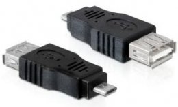 PremiumCord USB redukce A/ female-MicroUSB/ male  (kur-12)