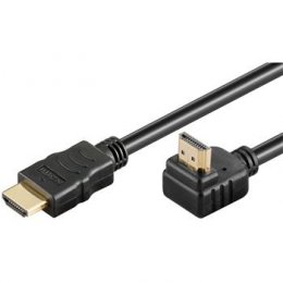 PremiumCord Kabel HDMI+Ethernet, zlac., 90°, 2m  (kphdmea2)