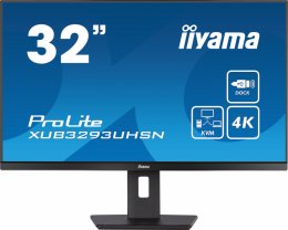 iiyama ProLite/ XUB3293UHSN-B5/ 31,5"/ IPS/ 4K UHD/ 60Hz/ 4ms/ Black/ 3R  (XUB3293UHSN-B5)