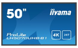 50" iiyama LH5070UHB-B1: VA,4K UHD,Android,24/ 7  (LH5070UHB-B1)
