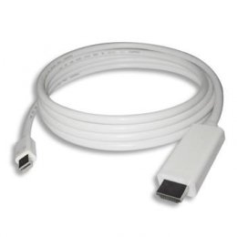 PremiumCord kabel miniDP - HDMI M/ M 1m, bílá  (kportadmk01-01)