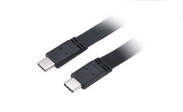 AKASA - USB 3.1 typ C na typ C kabel - 1 m slim  (AK-CBUB46-10BK)