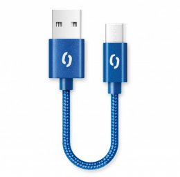 ALIGATOR PREMIUM 2A kabel, 50cm USB-C, modrá  (DATKP40)