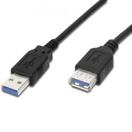PremiumCord prodlužovací kabel USB 3.0, 5Gbps A-A, MF, 1metr  (KU3PAA1BK)