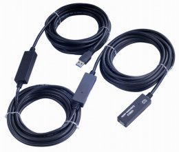 PremiumCord USB 3.0 repeater a prodluž. kabel 15m  (ku3rep15)