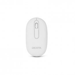 Dicota BT/ 2.4G DESKTOP/ Kancelářská/ Optická/ 1 600 DPI/ Bezdrátová USB + Bluetooth/ Bílá  (D32045)