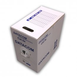 DATACOM FTP drát CAT5E  PVC,Eca 305m bílý  (12001)