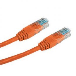 DATACOM patch cord UTP cat5e 0,5M oranžový  (1506)
