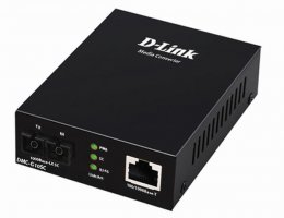 D-Link DMC-G10SC/ E - 100/ 1000BaseT to 1000BaseLX (SC) Single-mode Media Converter (10 km)  (DMC-G10SC/E)