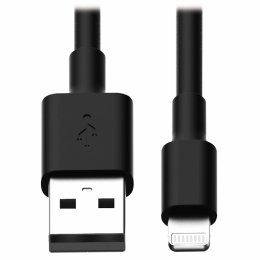 Tripplite Kabel USB-A 2.0/ Lightning Synch/ Nabíjení,MFi Certified,Samec/ Samec,černá,0.3m,10ks  (M100-10N-BK-10)