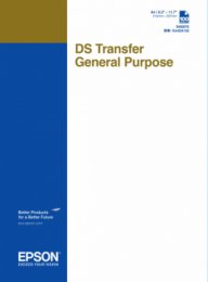 EPSON Víceúčelový transferový papír DS, listy A4  (C13S400078)